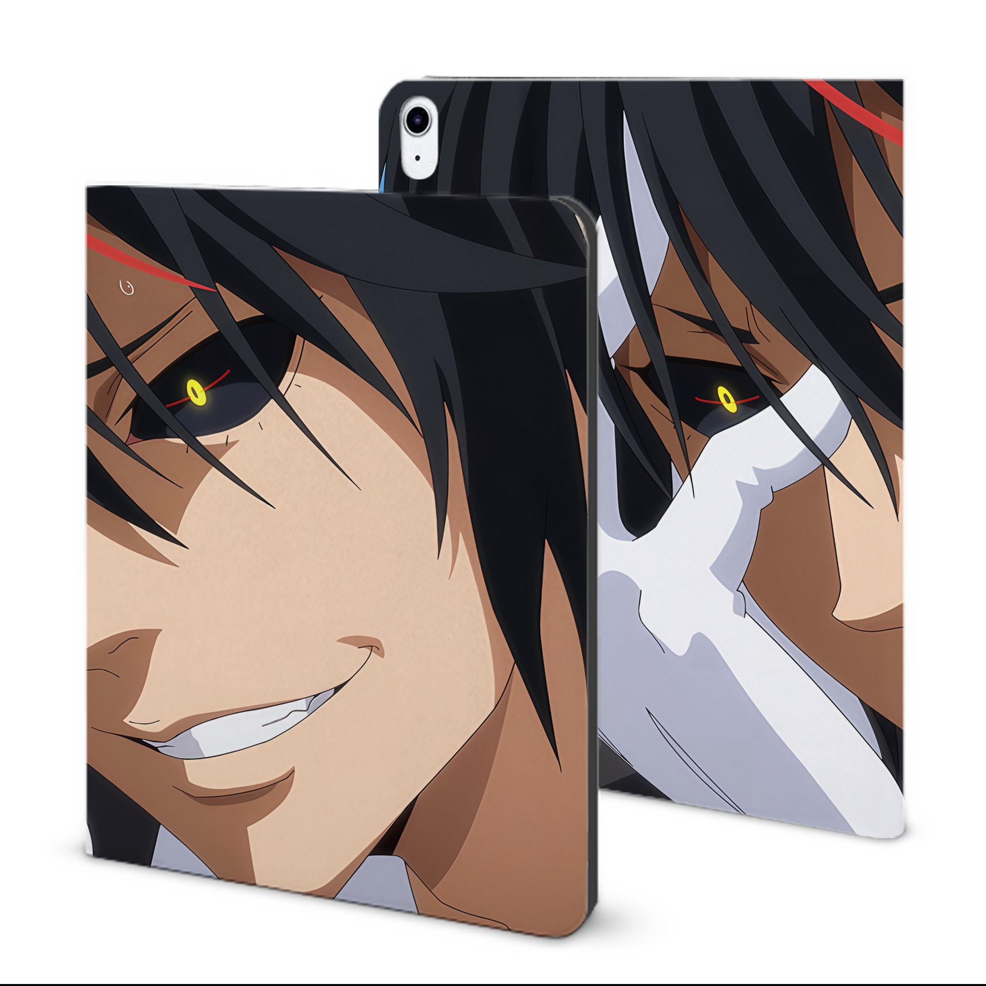 （画像用） 転スラ Regarding Reincarnated to Slime IPad ケース ブック型 PUレザー TPU 耐衝撃 軽量 薄型 ペン収納なし 全面保護 IPad 各モデル対応